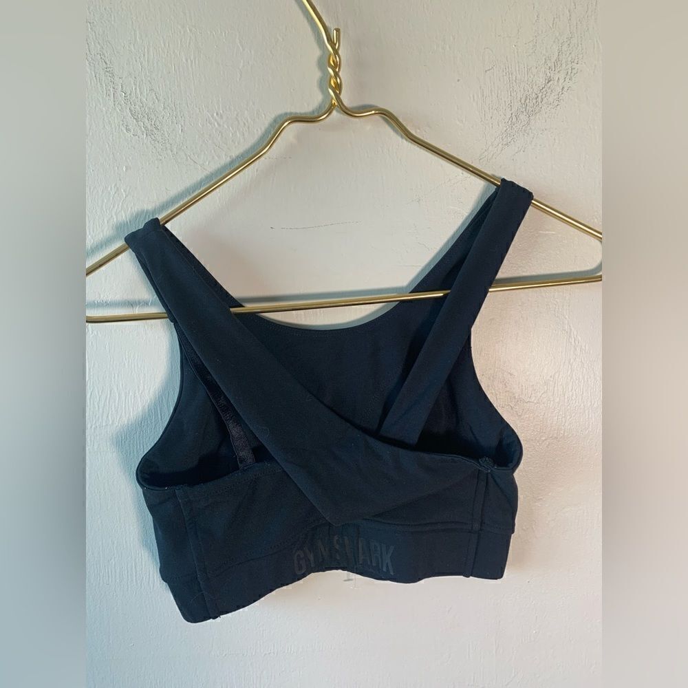 Gymshark Black Captivate sports bra size S